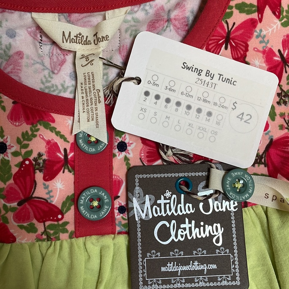 Nwt matilda Jane swing by tunic - Picture 4 of 4